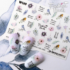 Слайдер дизайны серия  Metallic/Galaxy/White/AeroGraphy, W149