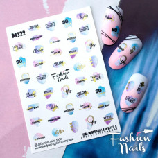 Слайдер дизайны серия  Metallic/Galaxy/White/AeroGraphy. M322