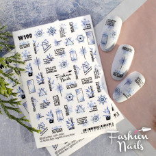 Слайдер дизайны серия  Metallic/Galaxy/White/AeroGraphy W 198