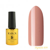 F.O.X gel-polish gold Pigment 039, 12 ml
