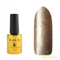 F.O.X gel-polish gold Pigment 047, 12 ml