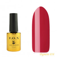 F.O.X gel-polish gold Pigment 058, 12 ml