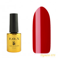 F.O.X gel-polish gold Pigment 070, 12 ml