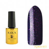 F.O.X gel-polish gold Pigment 071, 12 ml
