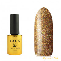 F.O.X gel-polish gold Pigment 110, 12 ml
