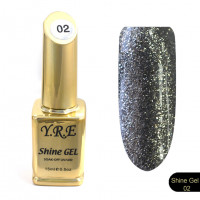 SHINE GEL YRE 15 ml (Серебро) №2