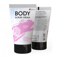 Скраб-крем с бел. минер. глиной арбуз BODY Scrub-Cream Milv 150 мл.